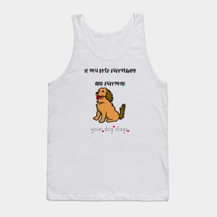 Giftideas with dog and saying Tank Top